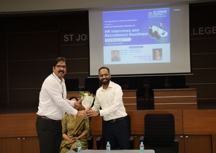 Industry Interaction Session on “HR Interviews and Recruitment Readiness”